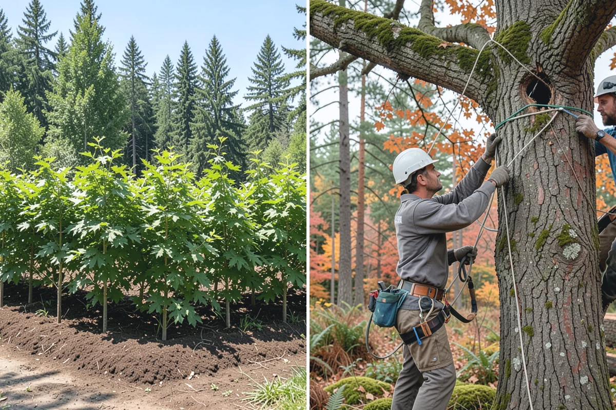 Wood chipping in Auburn, King County, WA - Sort material by type and size