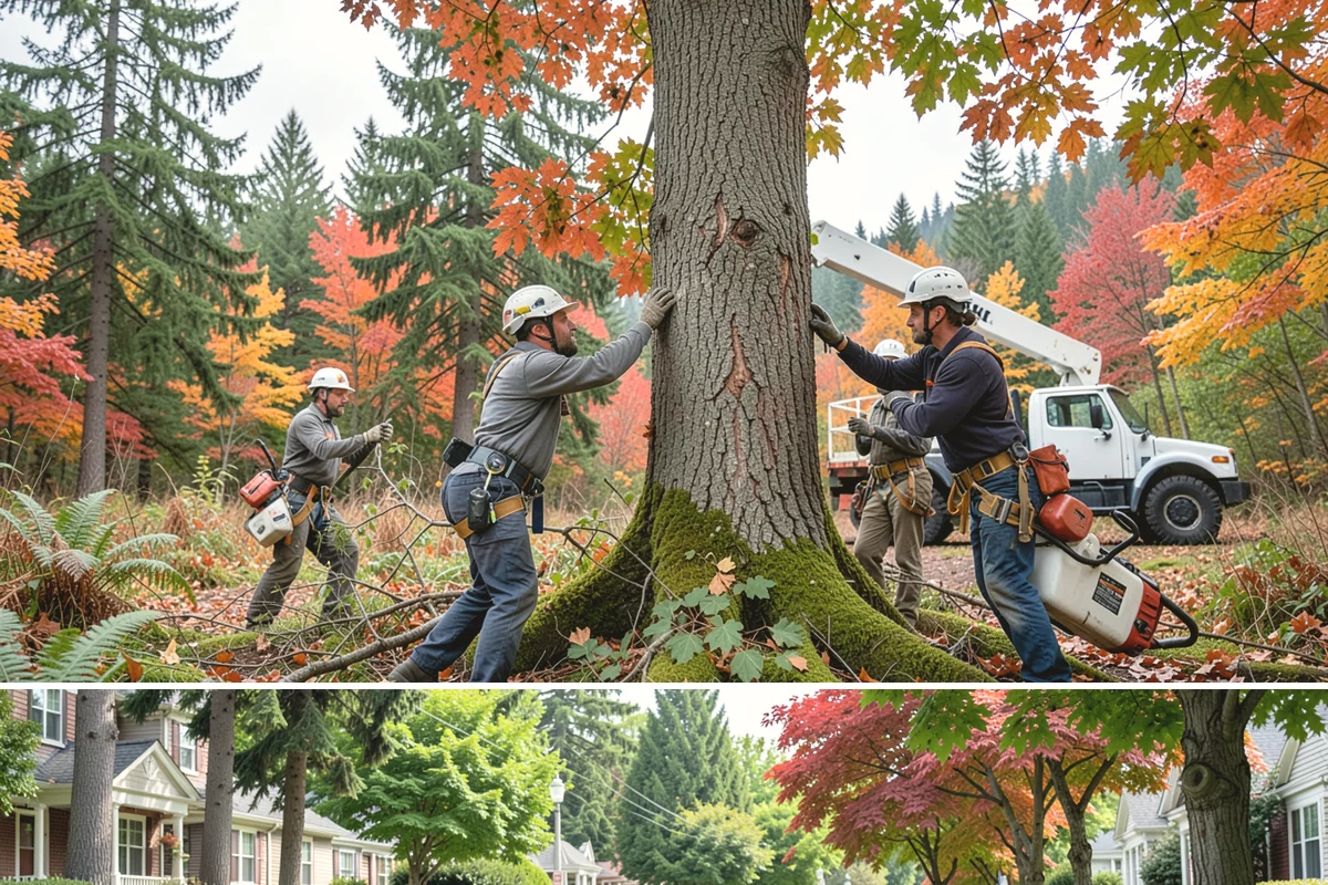 Wood chipping in Beaux Arts Village, King County, WA - This service can be performed year-round but may require extra caution during wet Pacific Northwest seasons to prevent...