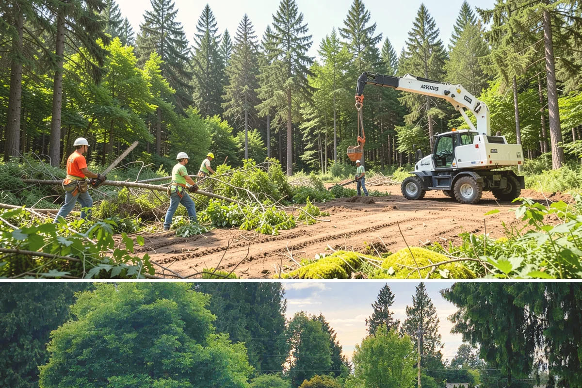 Wood chipping in Bonney Lake, Pierce County, WA - This service can be performed year-round but may require extra caution during wet Pacific Northwest seasons to prevent...
