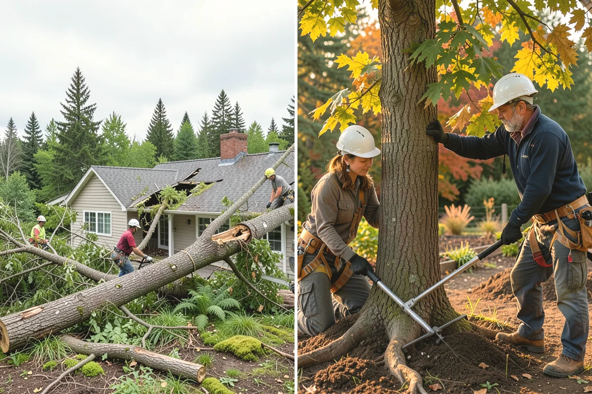 Wood chipping in Covington, King County, WA - Sort material by type and size