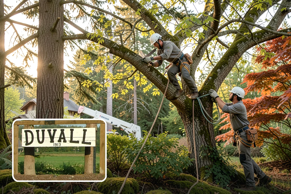 Wood chipping in Duvall, King County, WA - Turns removed wood and debris into usable products