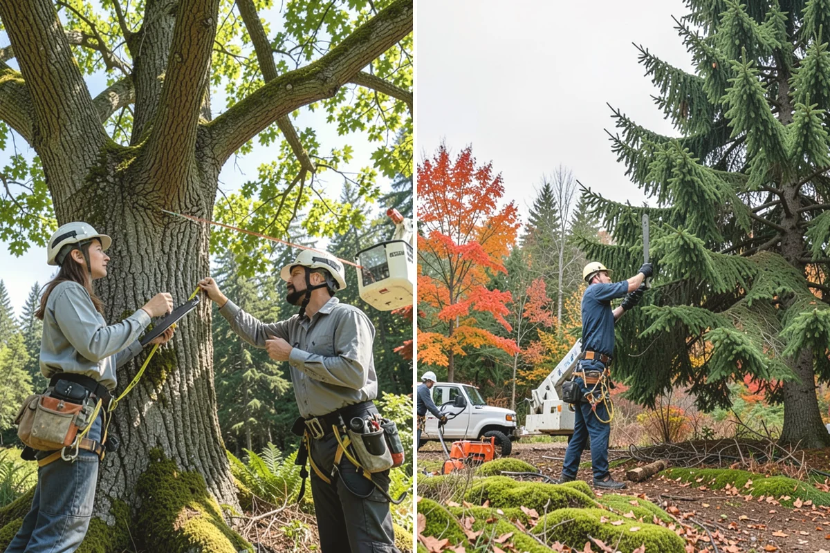 Wood chipping in Edgewood, Pierce County, WA - Sort material by type and size