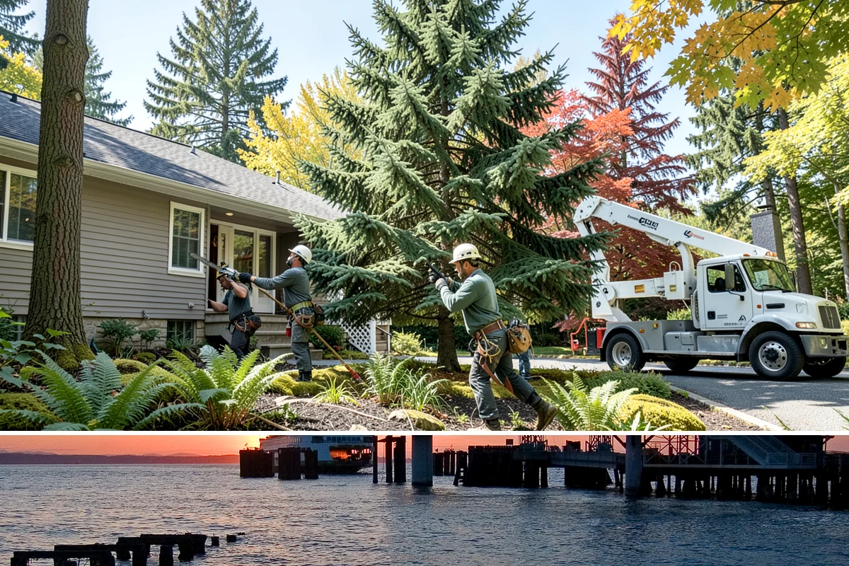 Wood chipping in Edmonds, Snohomish County, WA - This service can be performed year-round but may require extra caution during wet Pacific Northwest seasons to prevent...