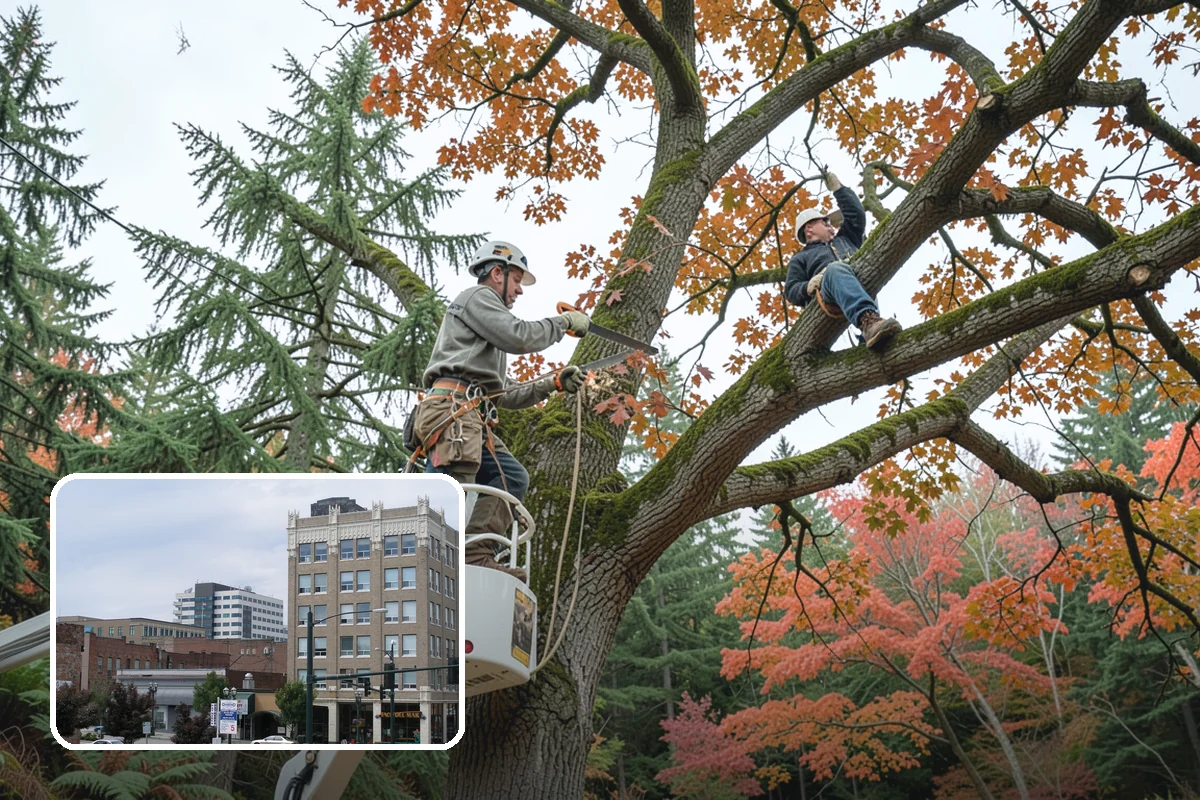 Wood chipping in Everett, Snohomish County, WA - Turns removed wood and debris into usable products