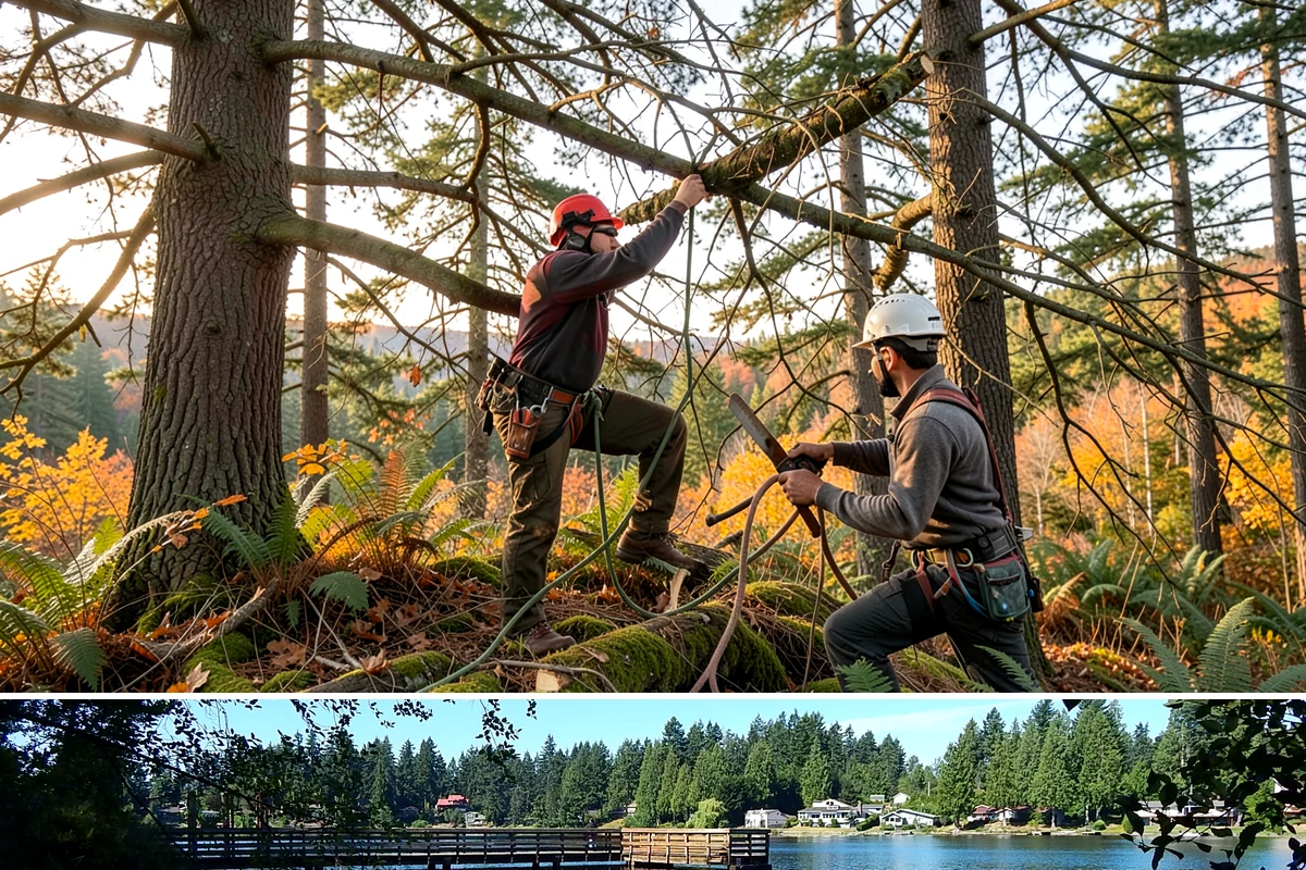 Wood chipping in Federal Way, King County, WA - This service can be performed year-round but may require extra caution during wet Pacific Northwest seasons to prevent...