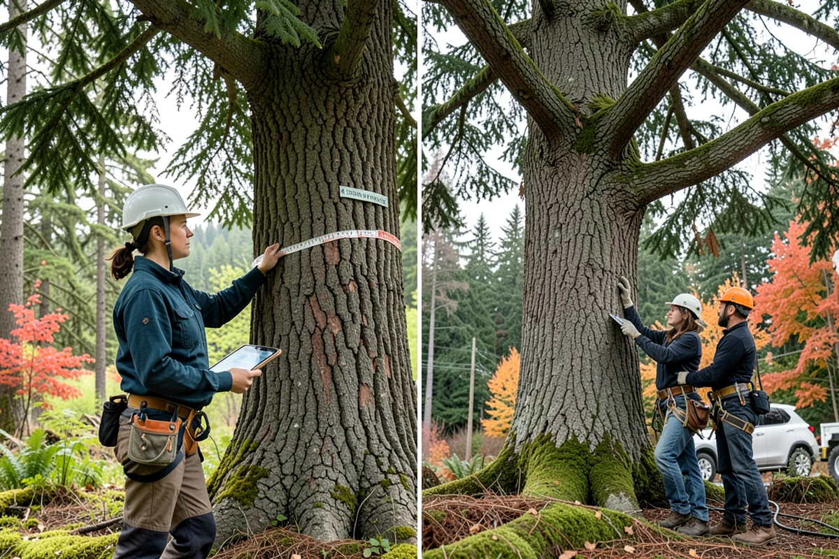 Wood chipping in Hunts Point, King County, WA - Sort material by type and size