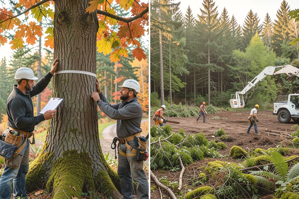 Wood chipping in Issaquah, King County, WA - Sort material by type and size