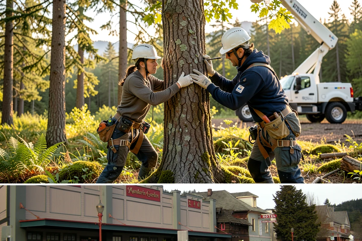 Wood chipping in Issaquah, King County, WA - This service can be performed year-round but may require extra caution during wet Pacific Northwest seasons to prevent...