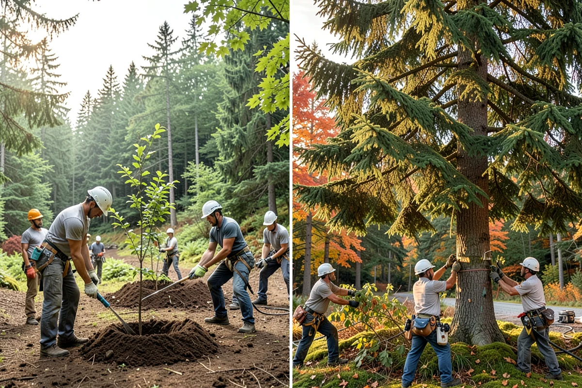 Wood chipping in Kenmore, King County, WA - Sort material by type and size