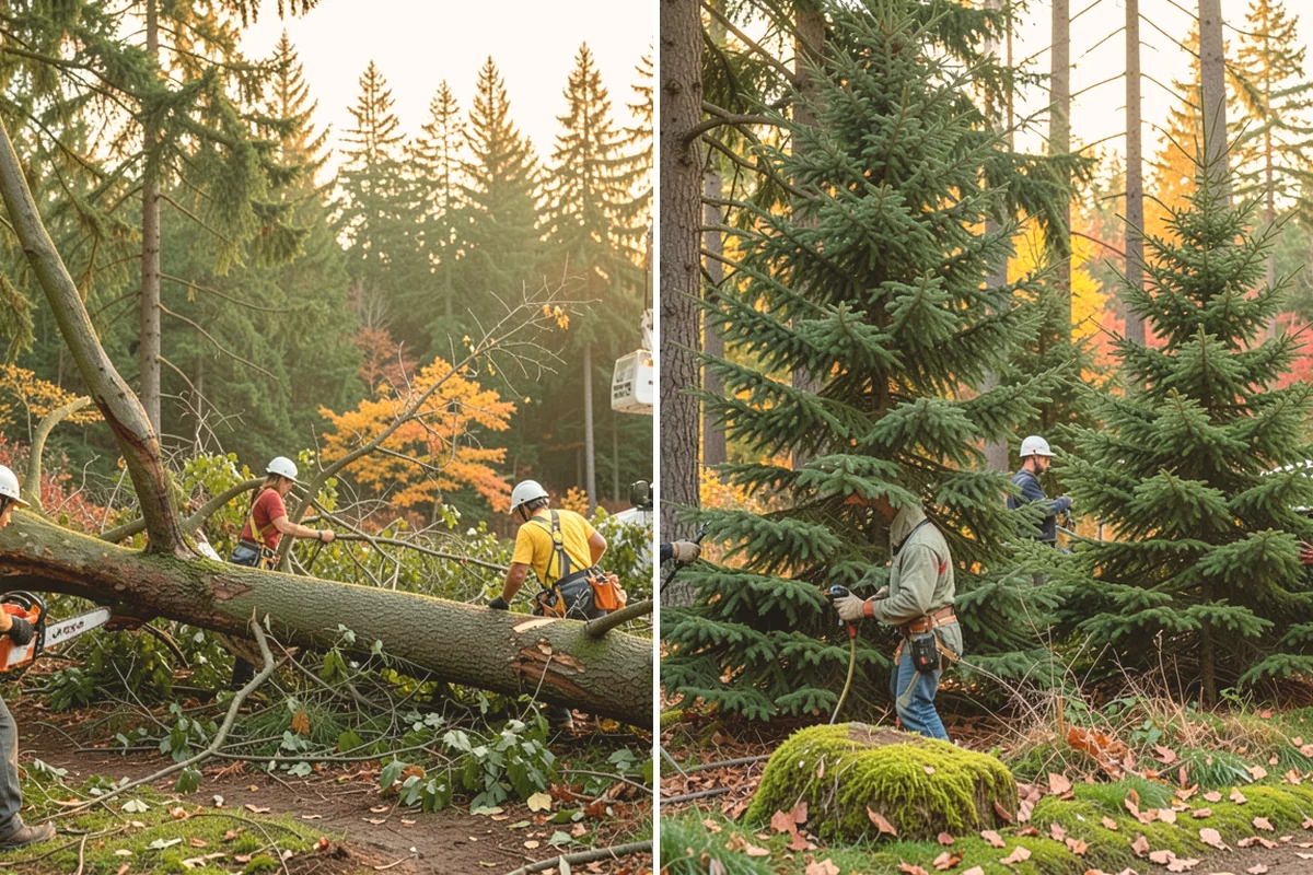 Wood chipping in Kent, King County, WA - Sort material by type and size
