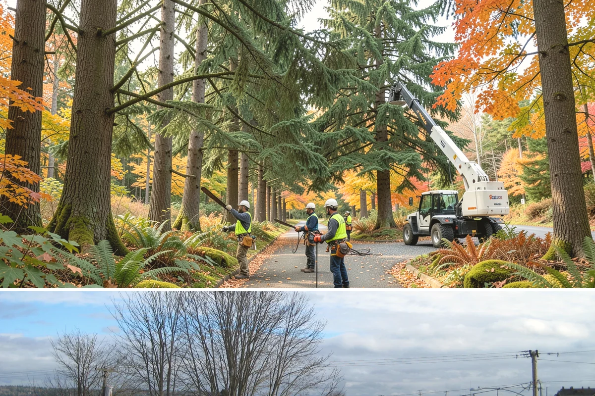 Wood chipping in Langley, Island County, WA - This service can be performed year-round but may require extra caution during wet Pacific Northwest seasons to prevent...