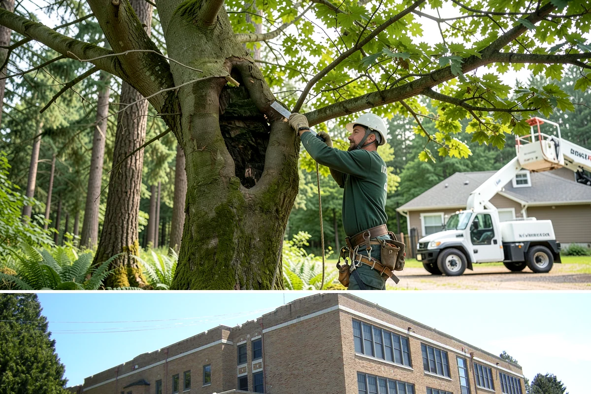 Wood chipping in Maple Valley, King County, WA - This service can be performed year-round but may require extra caution during wet Pacific Northwest seasons to prevent...