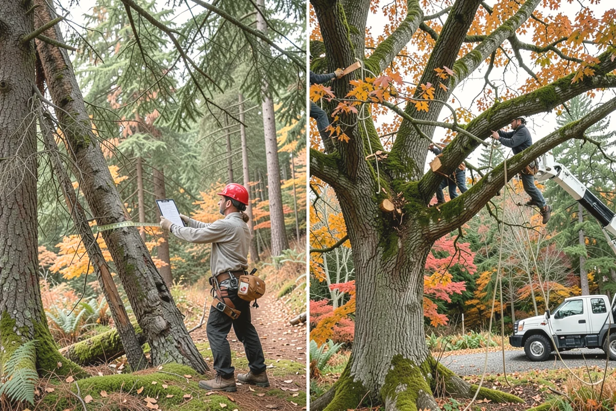 Wood chipping in Mountlake Terrace, Snohomish County, WA - Sort material by type and size