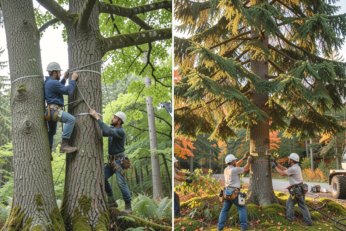 Wood chipping in North Bend, King County, WA - Sort material by type and size