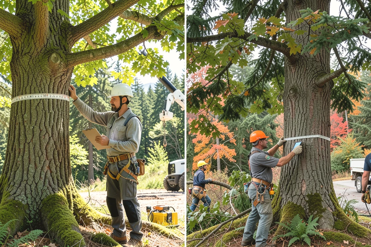 Wood chipping in Oak Harbor, Island County, WA - Sort material by type and size