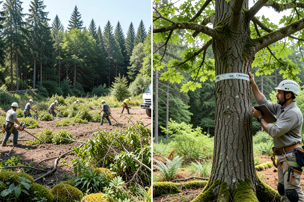 Wood chipping in Puyallup, Pierce County, WA - Sort material by type and size