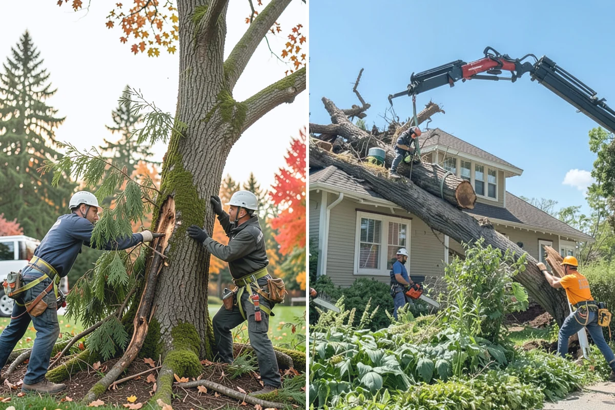 Wood chipping in Renton, King County, WA - Sort material by type and size