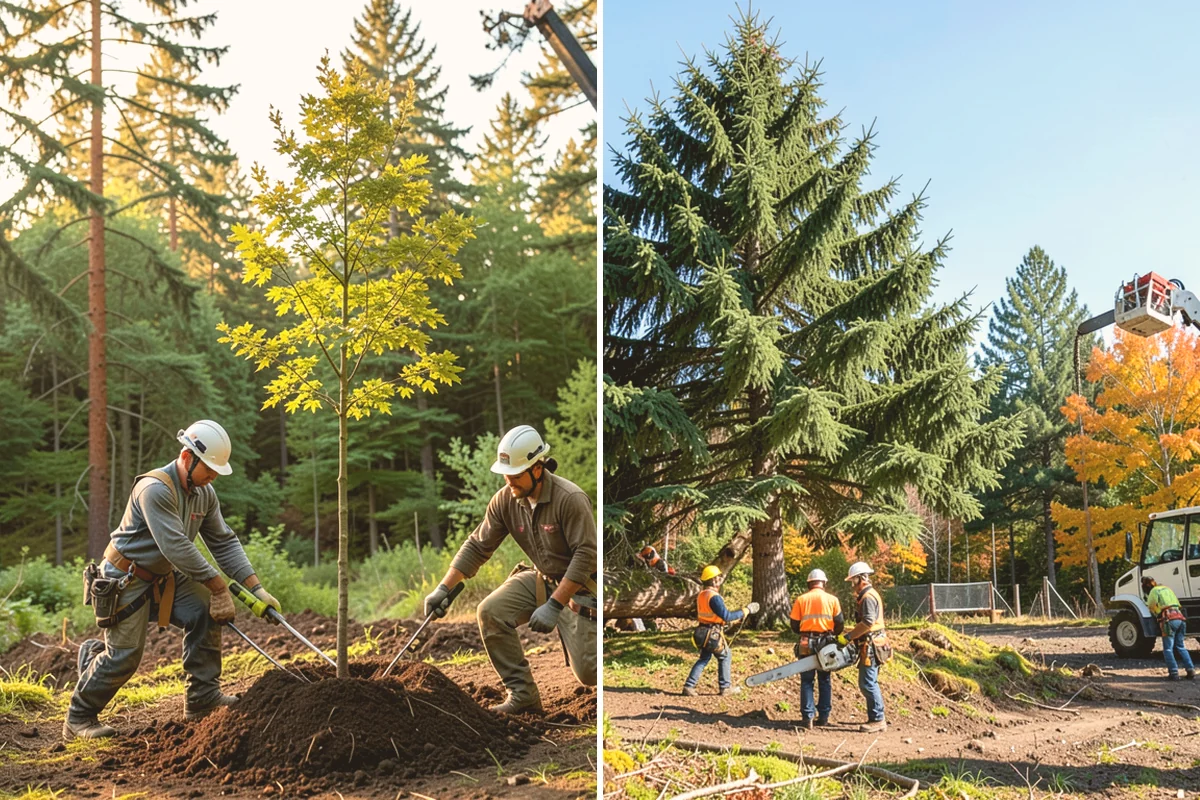 Wood chipping in Sammamish, King County, WA - Sort material by type and size