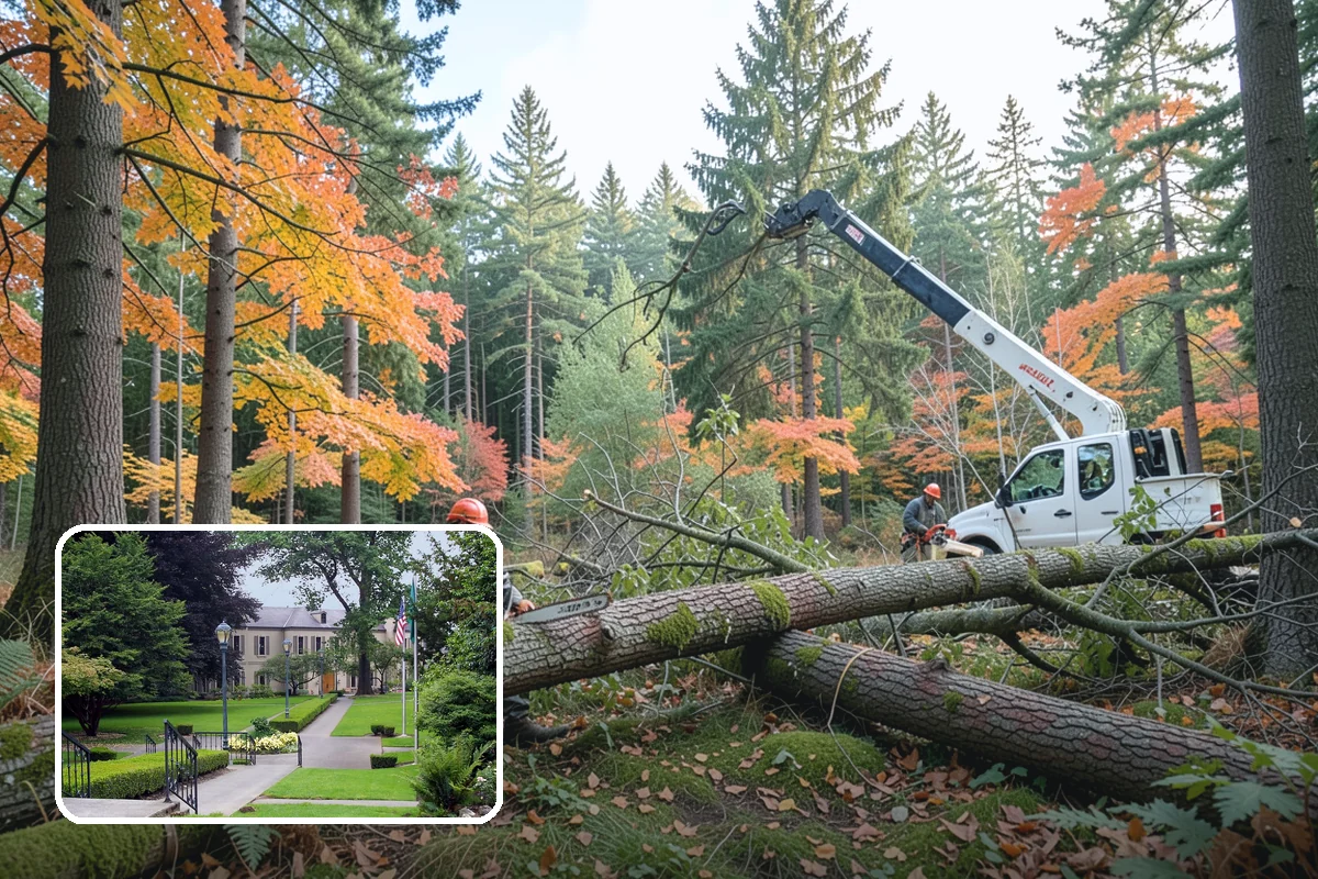 Wood chipping in Woodinville, King County, WA - Turns removed wood and debris into usable products