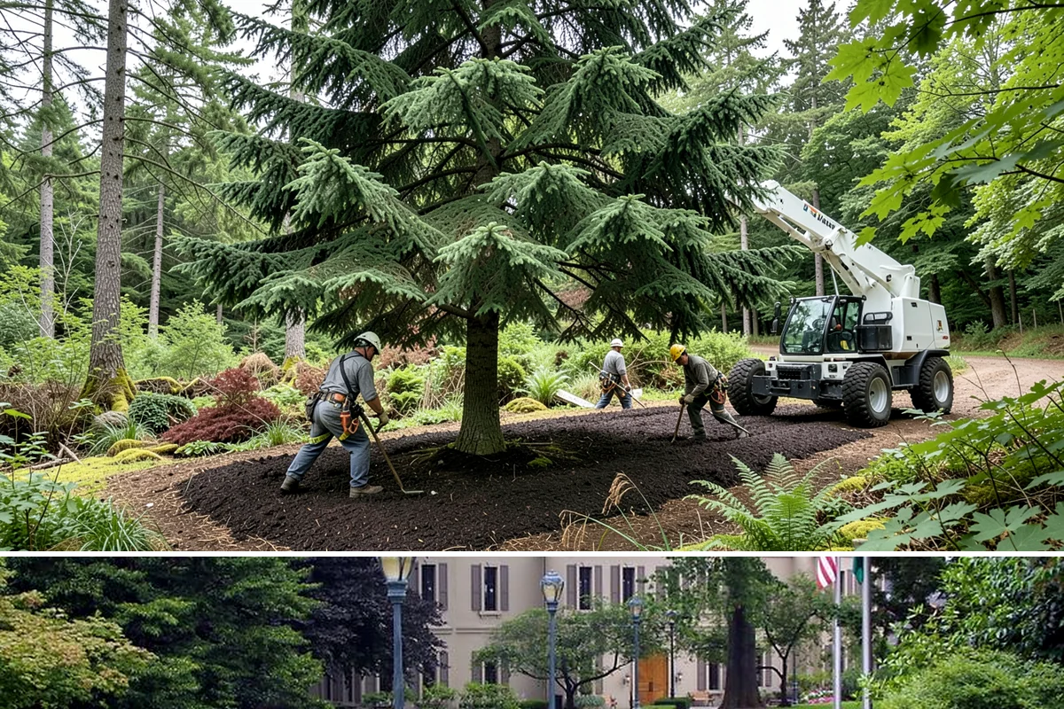 Wood chipping in Woodinville, King County, WA - This service can be performed year-round but may require extra caution during wet Pacific Northwest seasons to prevent...