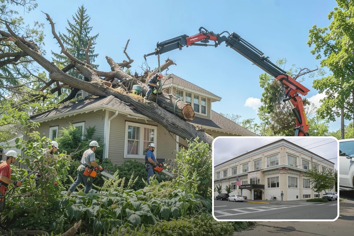 Wood milling in Anacortes, Skagit County, WA - Turns removed wood and debris into usable products