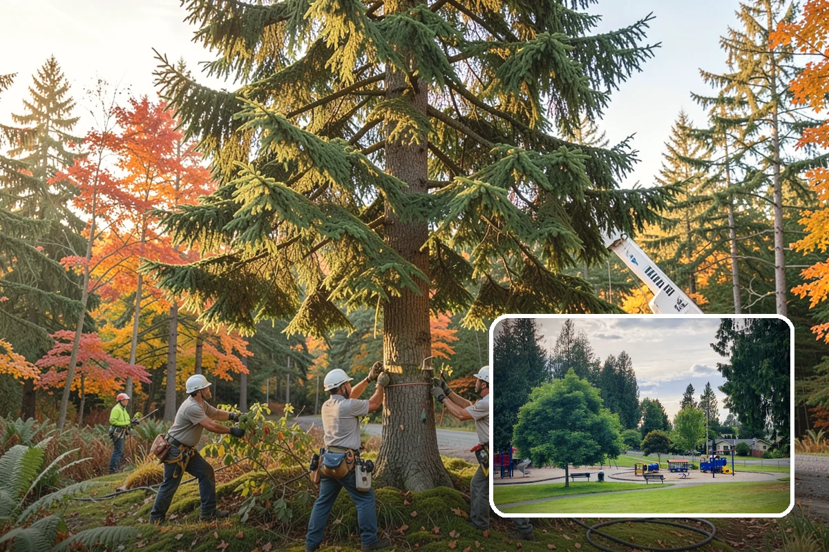 Wood milling in Bonney Lake, Pierce County, WA - Turns removed wood and debris into usable products