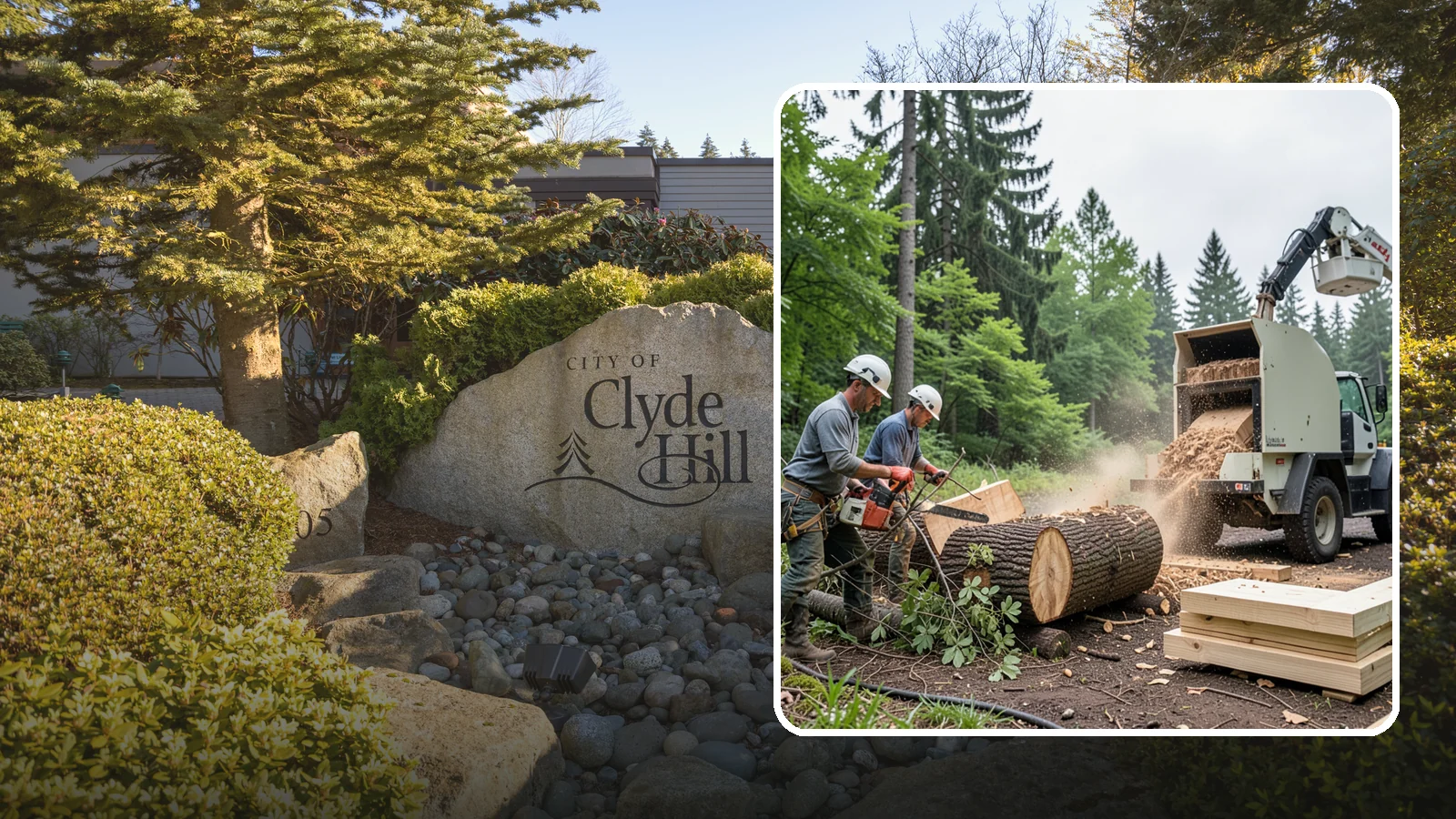 Wood milling in Clyde Hill, King County, WA - The milling of logs into usable slabs or boards.