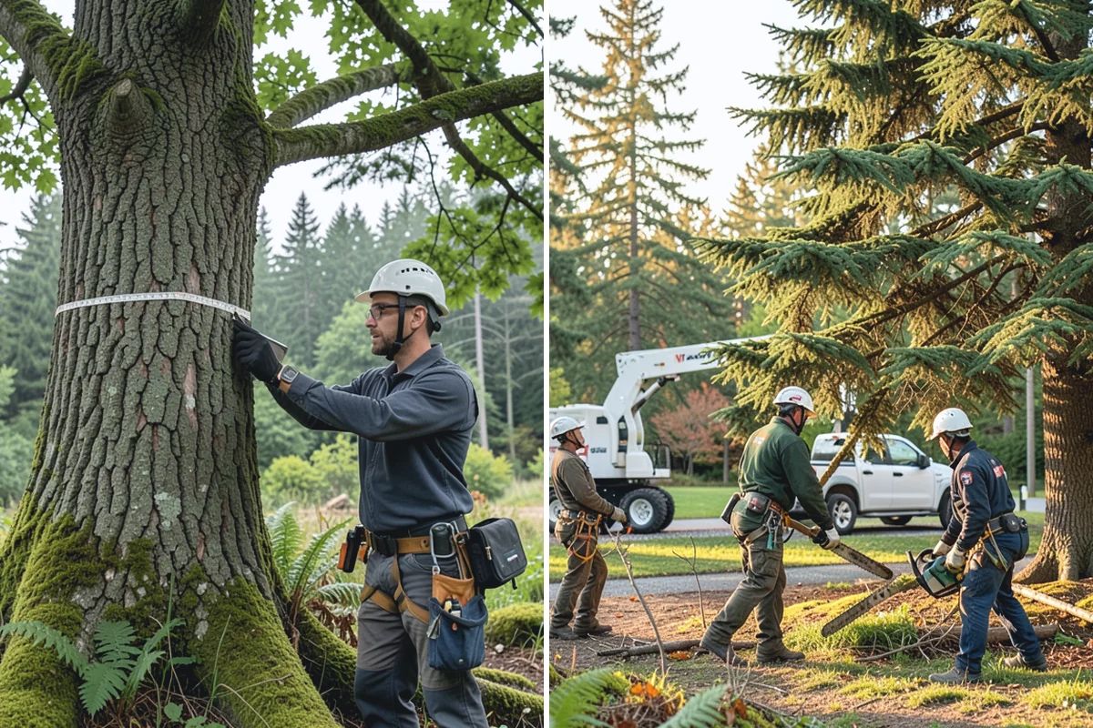 Wood milling in Coupeville, Island County, WA - Sort material by type and size