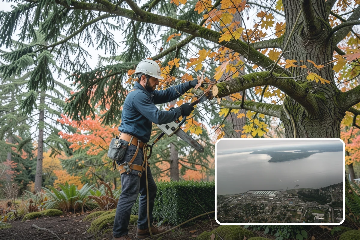 Wood milling in Des Moines, King County, WA - Turns removed wood and debris into usable products