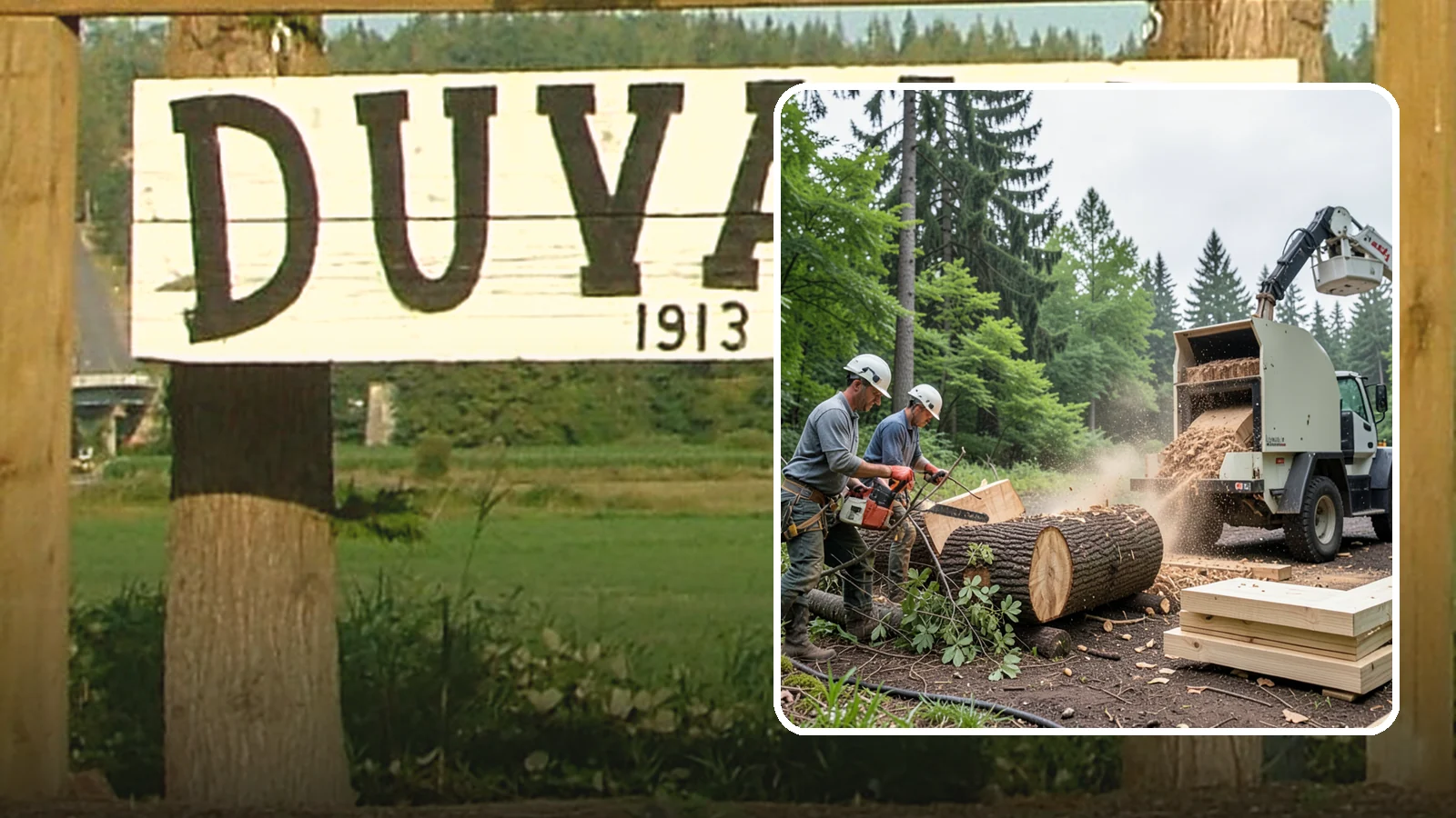 Wood milling in Duvall, King County, WA - The milling of logs into usable slabs or boards.