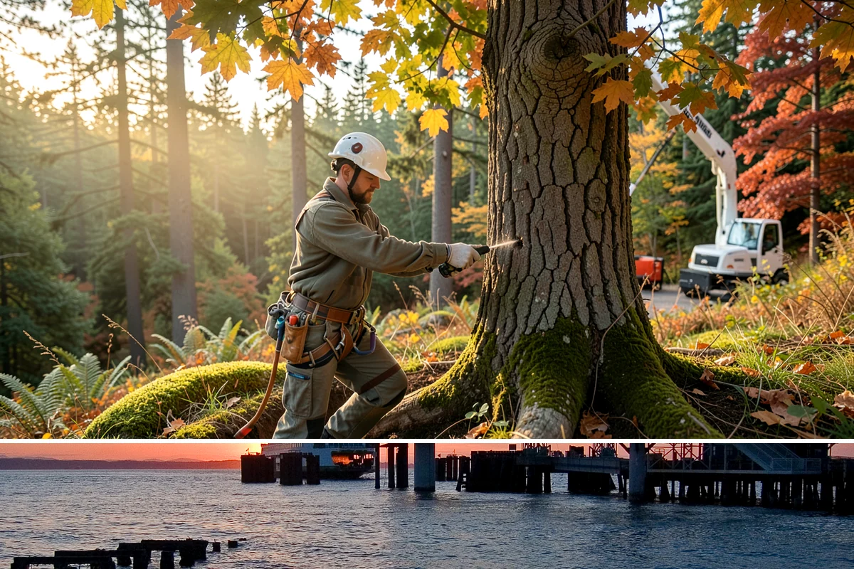 Wood milling in Edmonds, Snohomish County, WA - Wood milling is best performed during dry seasons in the Puget Sound region to ensure logs have low enough moisture levels for...