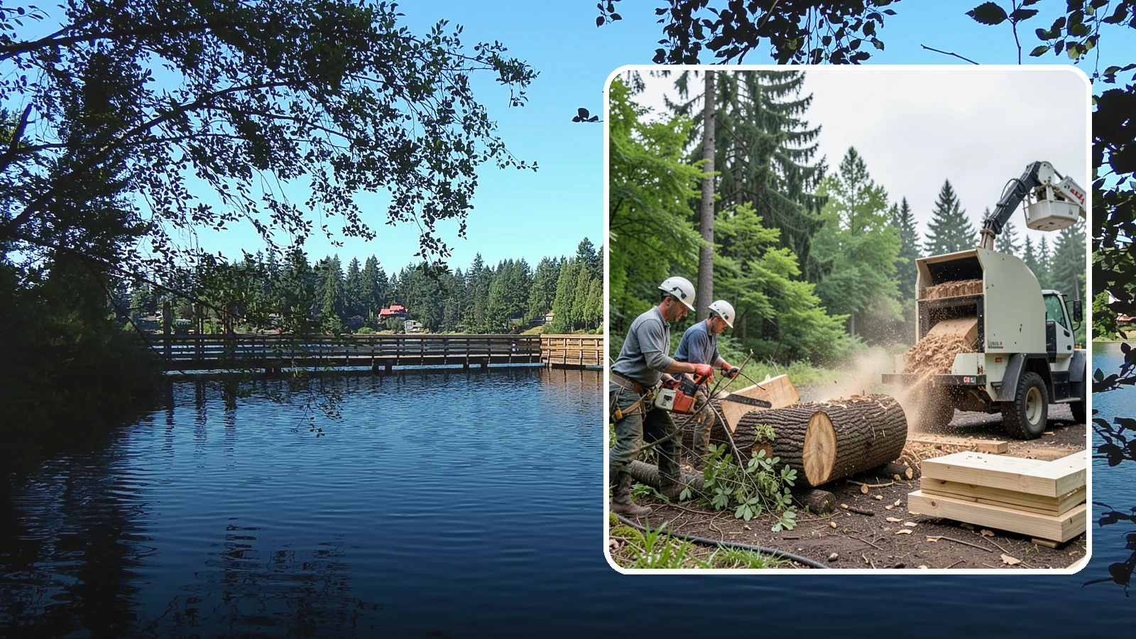 Wood milling in Federal Way, King County, WA - The milling of logs into usable slabs or boards.
