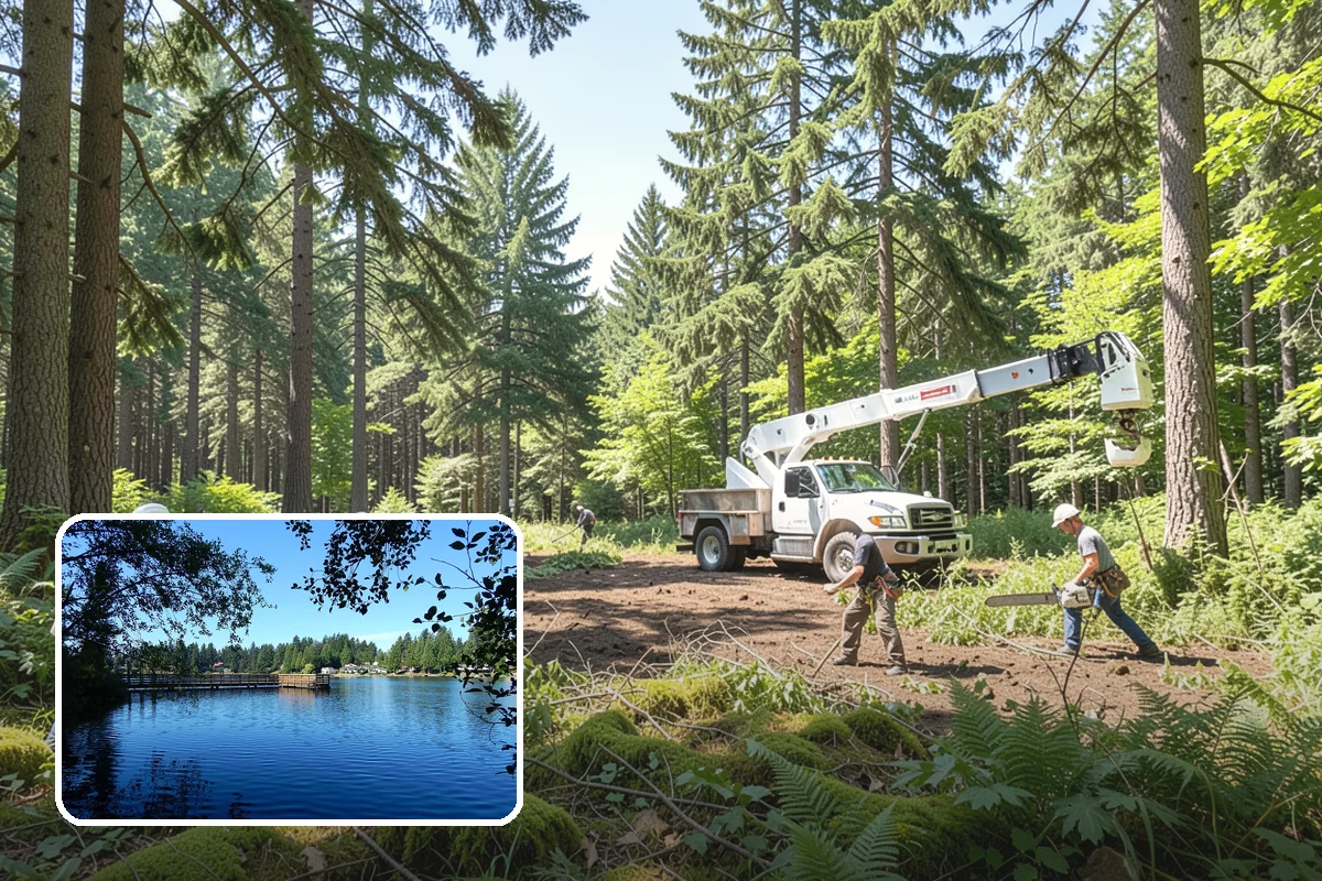 Wood milling in Federal Way, King County, WA - Turns removed wood and debris into usable products