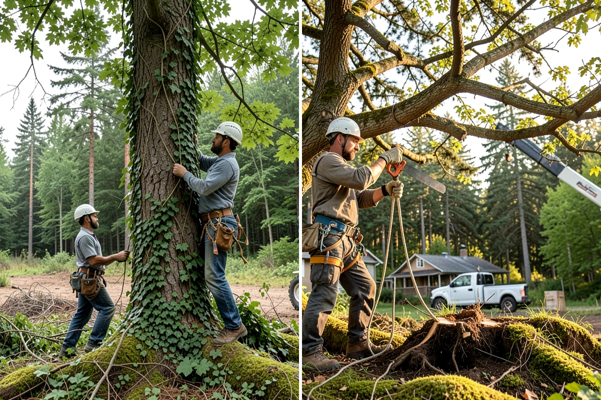 Wood milling in Federal Way, King County, WA - Sort material by type and size