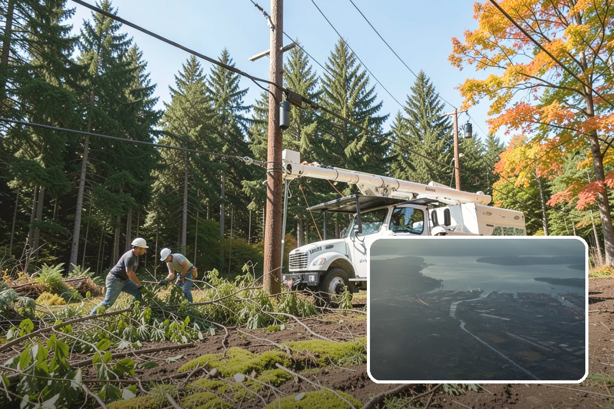 Wood milling in Fife, Pierce County, WA - Turns removed wood and debris into usable products
