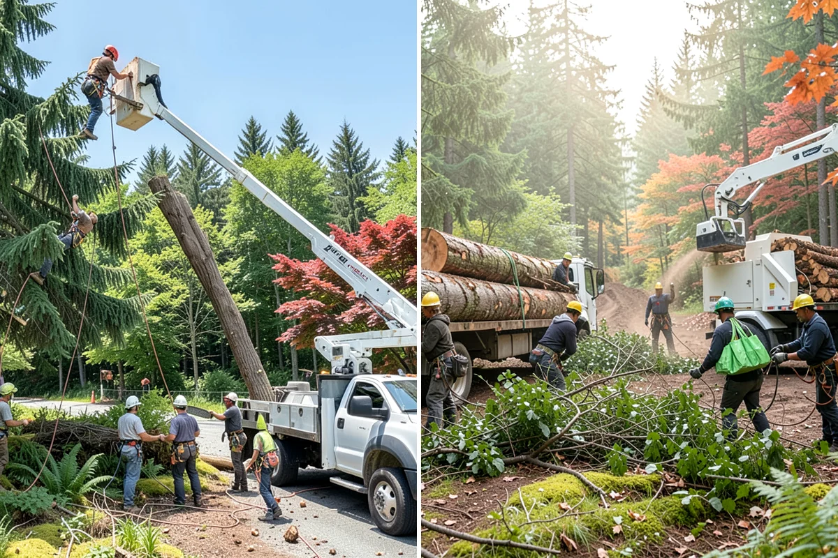 Wood milling in Hunts Point, King County, WA - Sort material by type and size