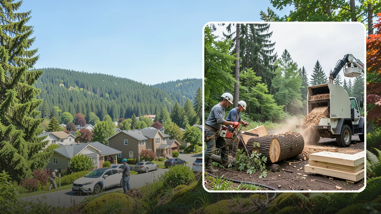 Wood milling in Index, Snohomish County, WA - The milling of logs into usable slabs or boards.