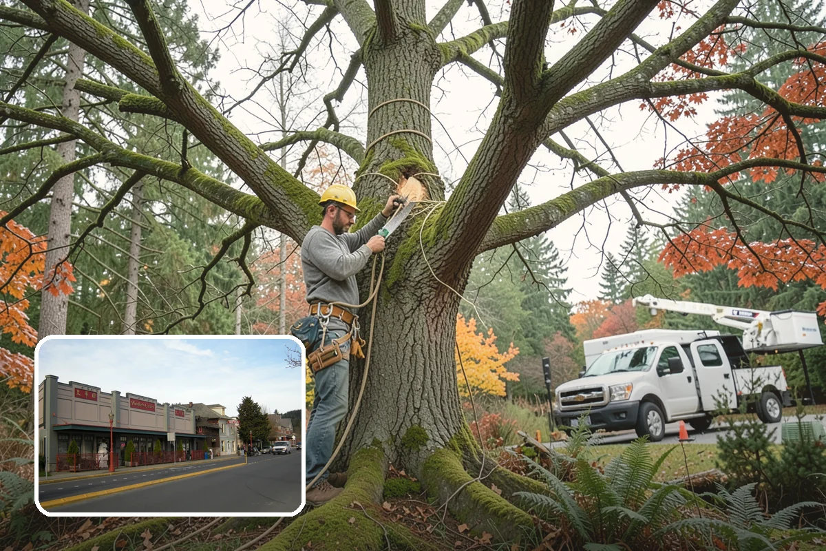 Wood milling in Issaquah, King County, WA - Turns removed wood and debris into usable products