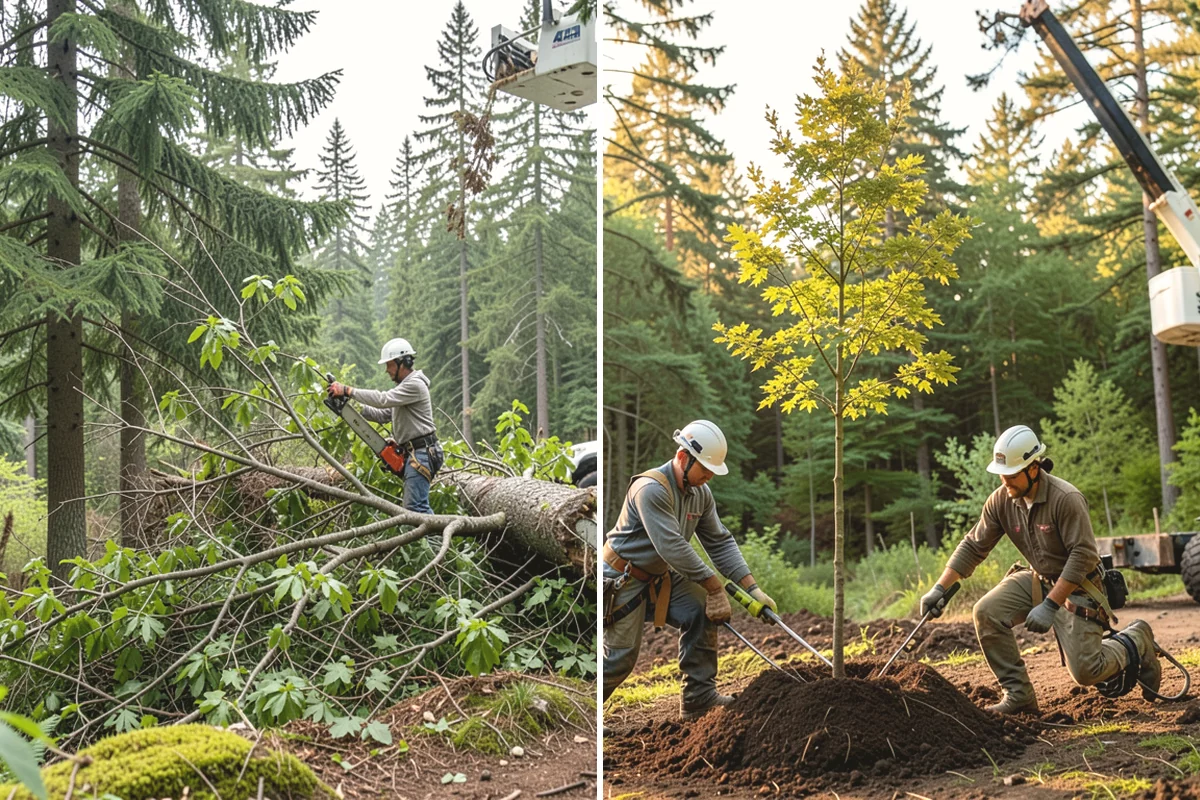 Wood milling in Issaquah, King County, WA - Sort material by type and size