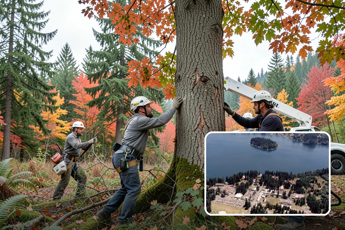 Wood milling in Lakewood, Pierce County, WA - Turns removed wood and debris into usable products