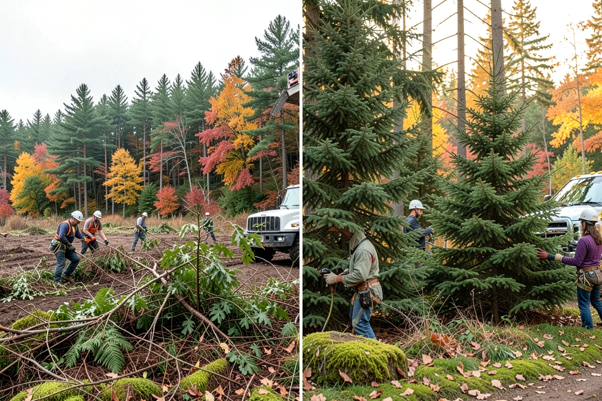Wood milling in Lakewood, Pierce County, WA - Sort material by type and size