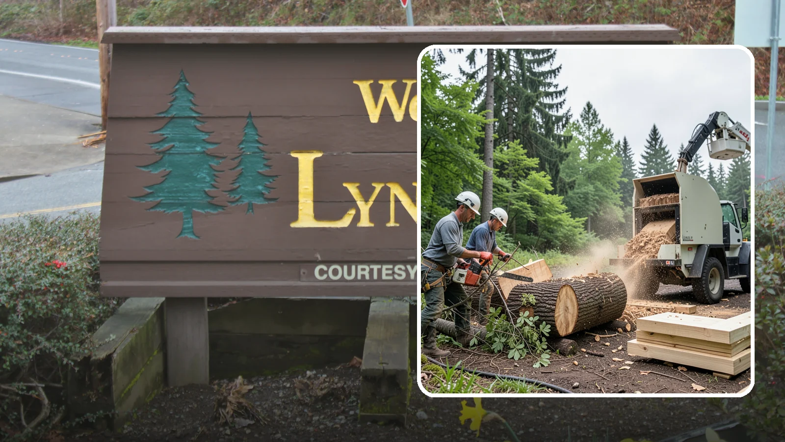 Wood milling in Lynnwood, Snohomish County, WA - The milling of logs into usable slabs or boards.