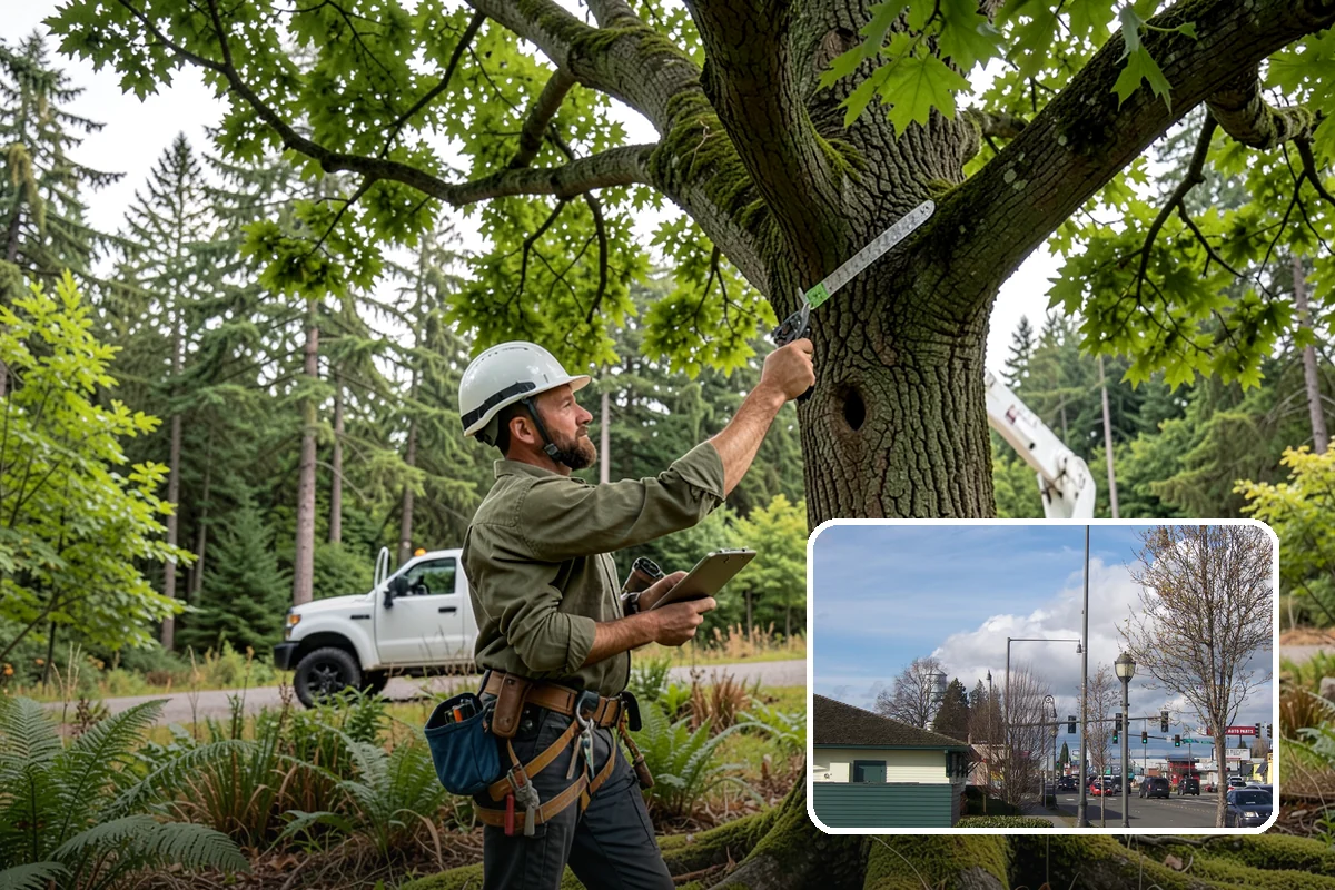 Wood milling in Marysville, Snohomish County, WA - Turns removed wood and debris into usable products
