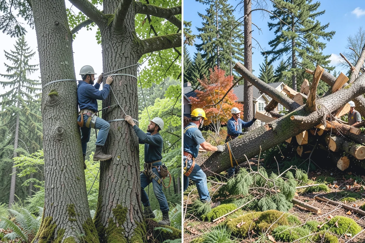 Wood milling in Marysville, Snohomish County, WA - Sort material by type and size