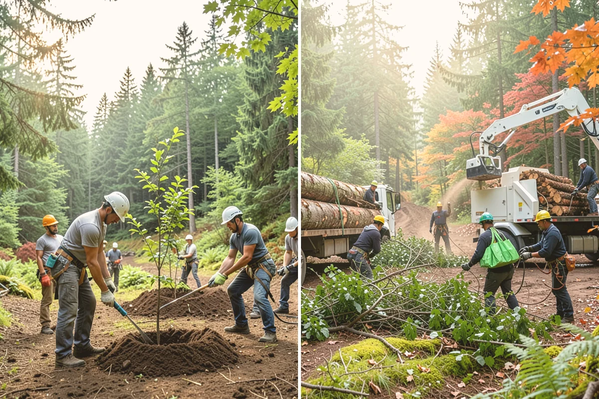 Wood milling in Mount Vernon, Skagit County, WA - Sort material by type and size