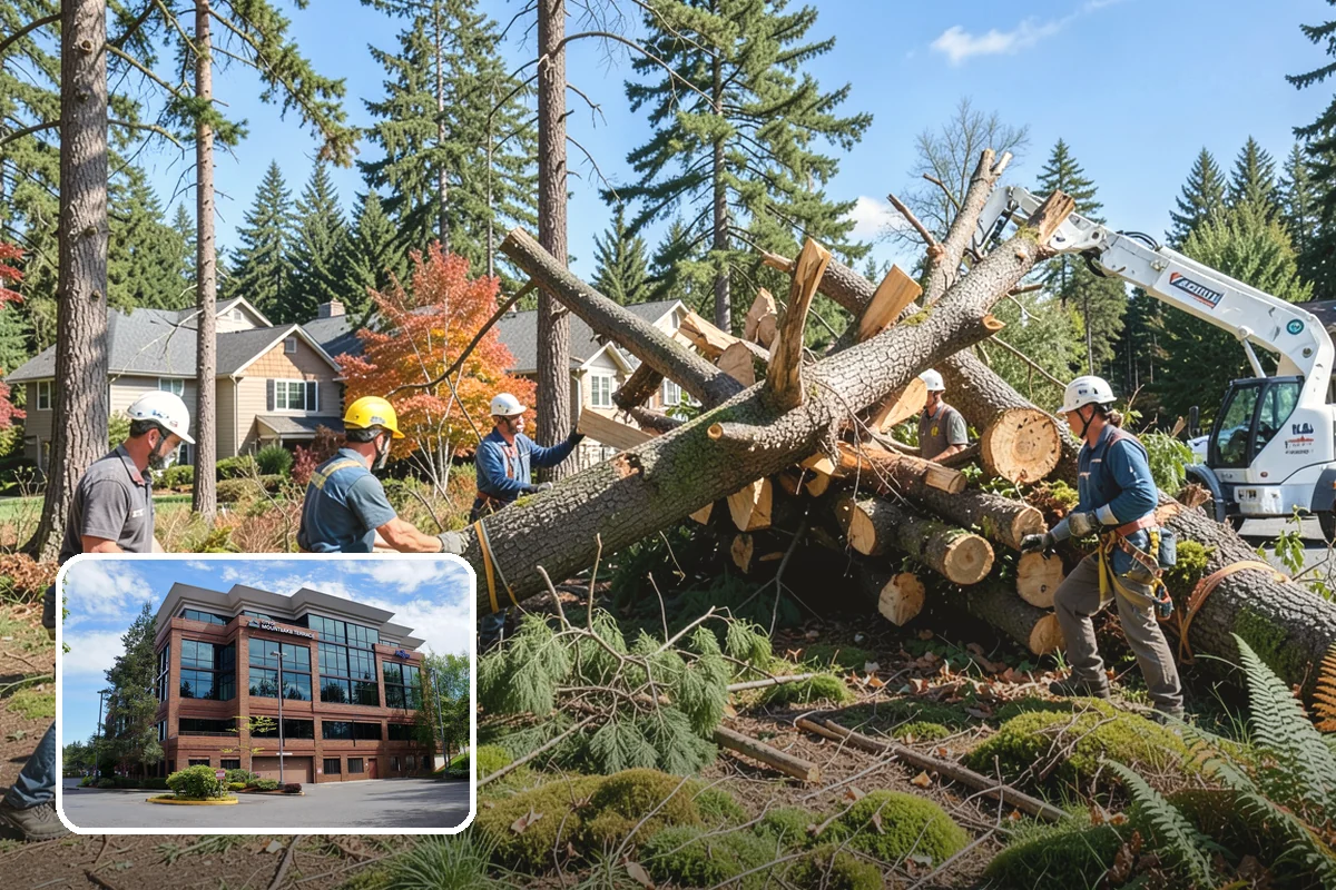 Wood milling in Mountlake Terrace, Snohomish County, WA - Turns removed wood and debris into usable products