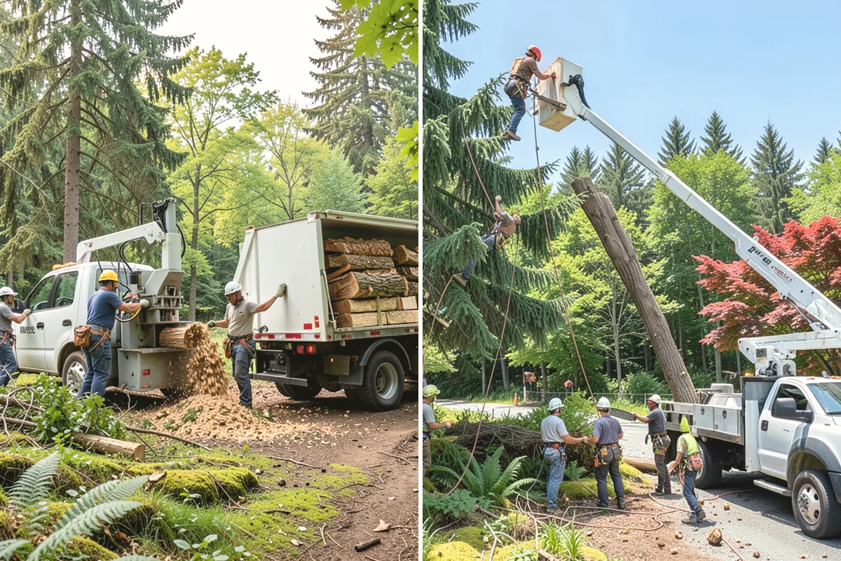 Wood milling in Mukilteo, Snohomish County, WA - Sort material by type and size