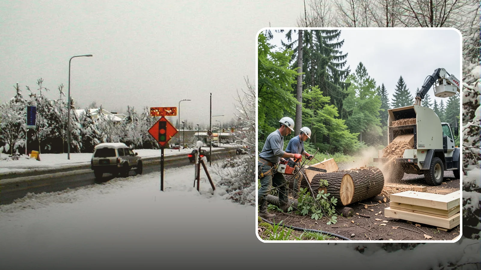 Wood milling in Newcastle, King County, WA - The milling of logs into usable slabs or boards.