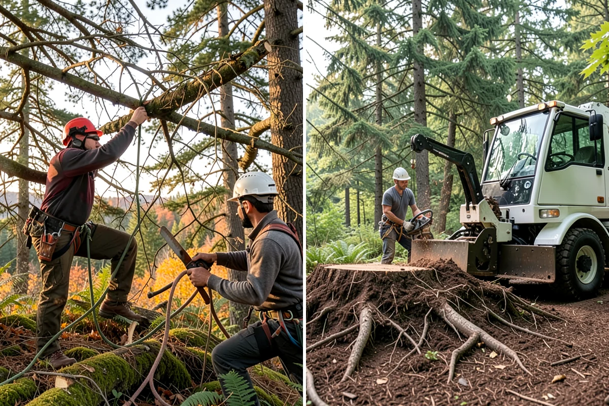 Wood milling in Normandy Park, King County, WA - Sort material by type and size