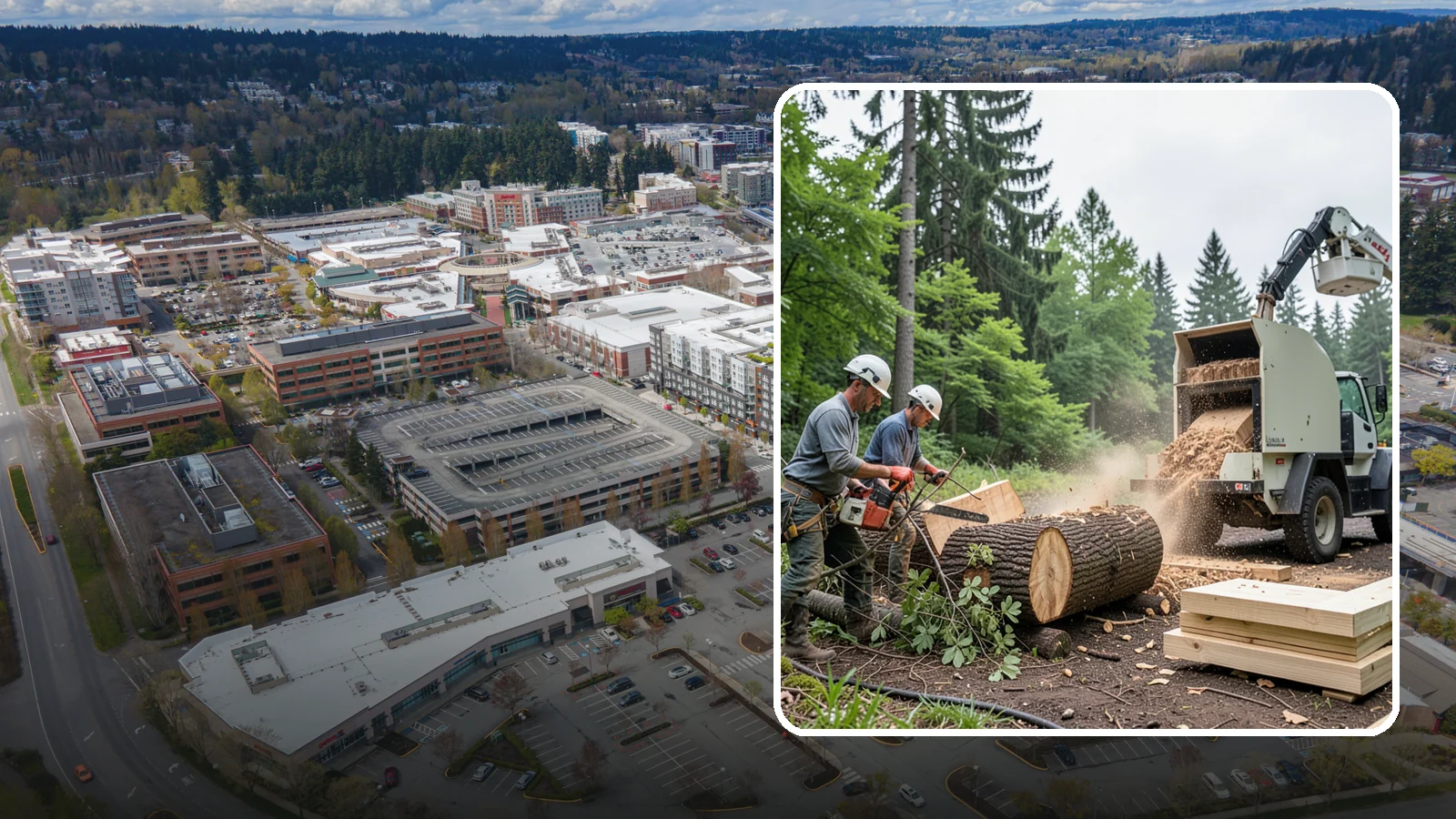 Wood milling in Redmond, King County, WA - The milling of logs into usable slabs or boards.
